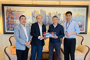 上汽304.cam永利集团领导一行拜访上港集团